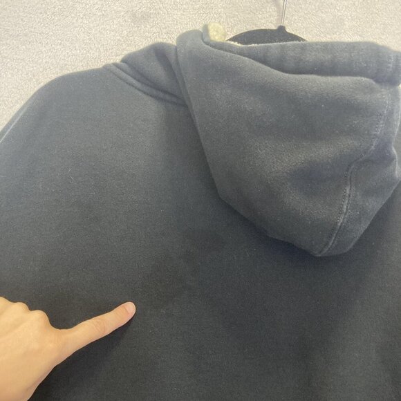 KBC Superior Beer Sherpa Lined Zip Up Hoodie Mens Medium Houghton MI Jacket - Picture 3 of 15